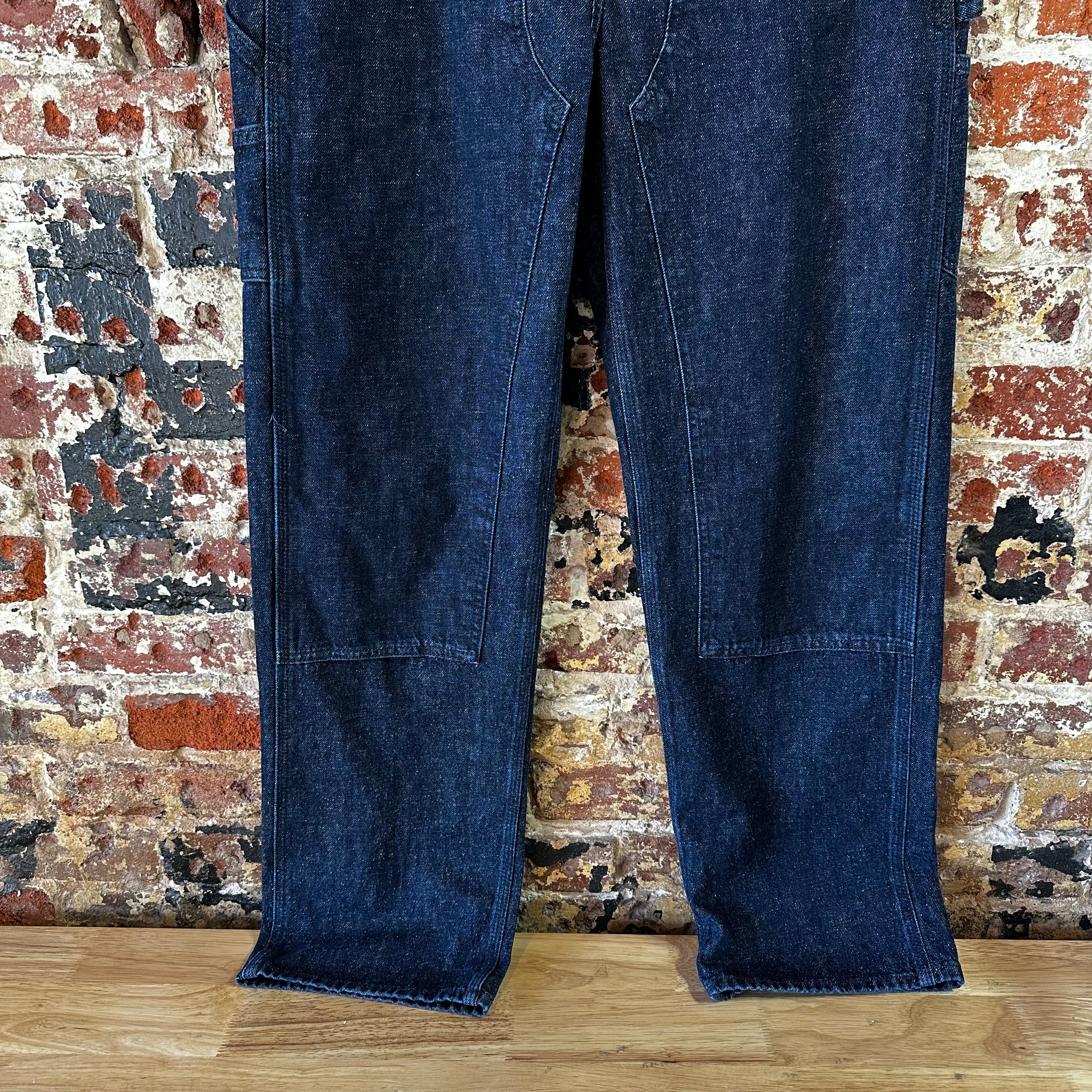 American Eagle Double Knee Jeans Mens 32x34 Dark Blue Denim