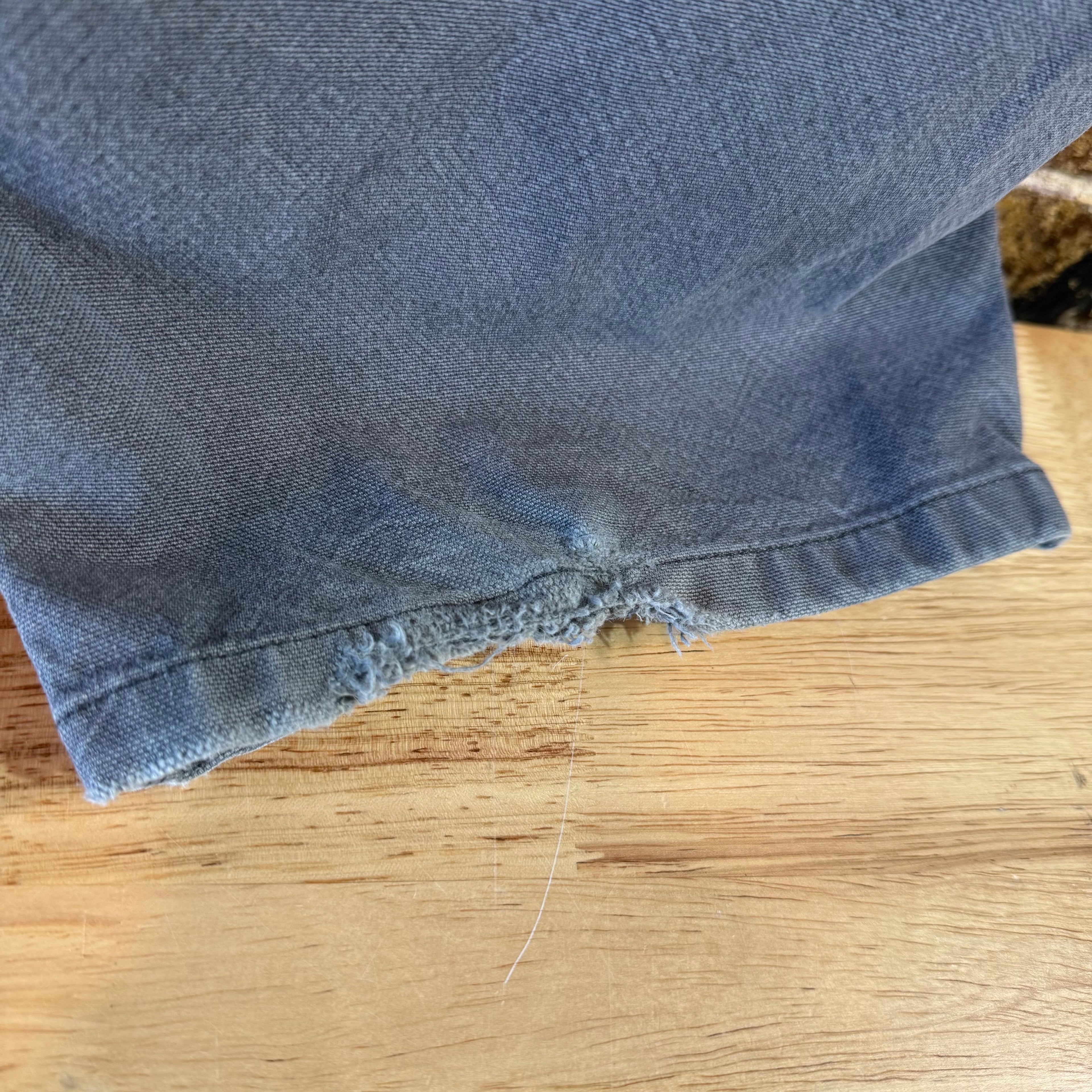 Carhartt Double Knee Gray Pants Mens 36x34