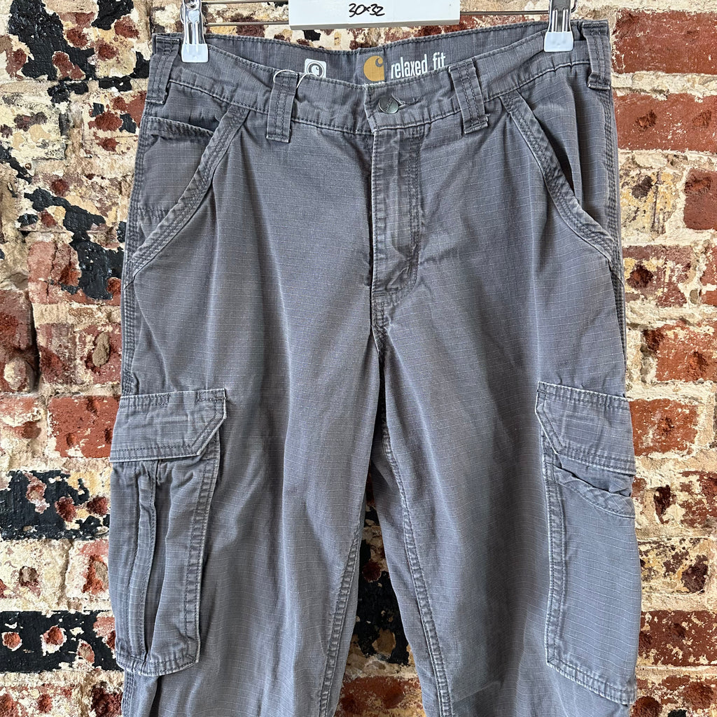 Carhartt Mens 30x32 Gray Cargo Pants
