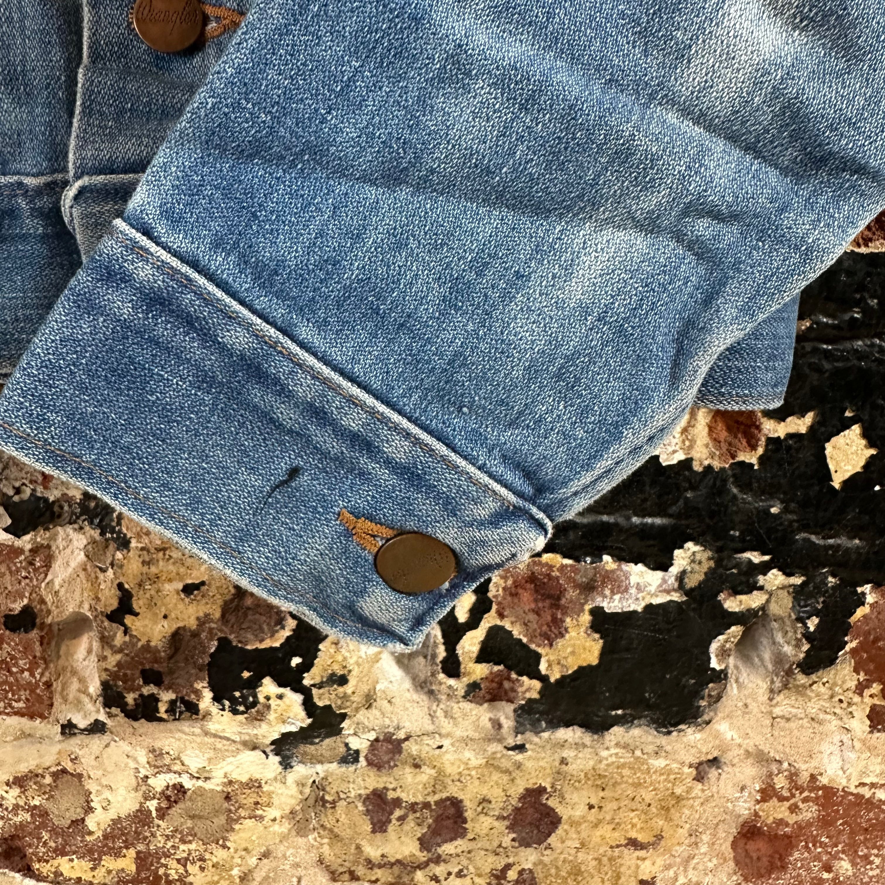 VTG Wrangler Jean Jacket Youth Girls 14