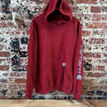 Carhartt Men's Large Tall Red Hoodie