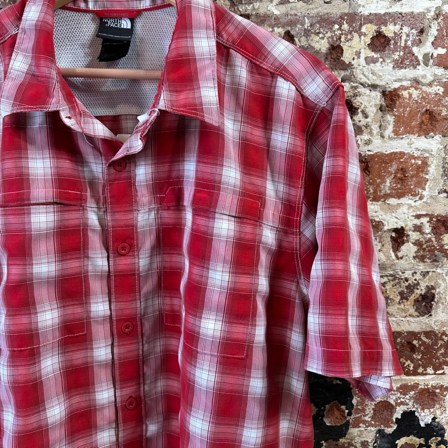 North Face Men’s XL S/S Red Button up