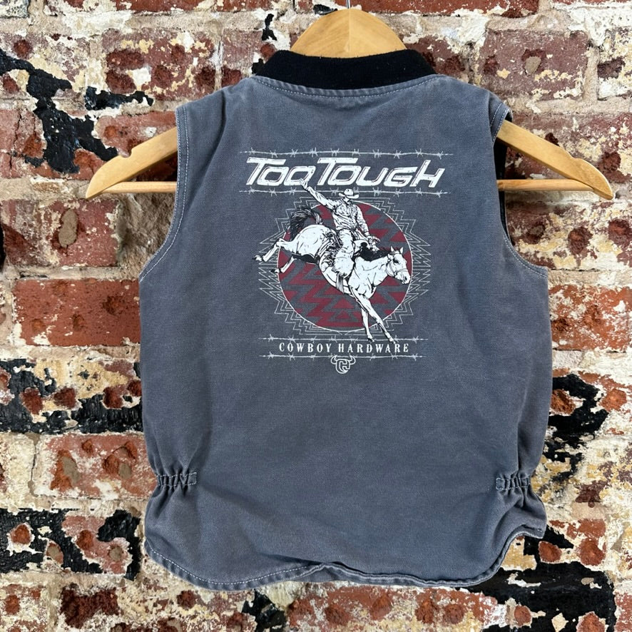 Cowboy Tough Boys 4T Gray Vest