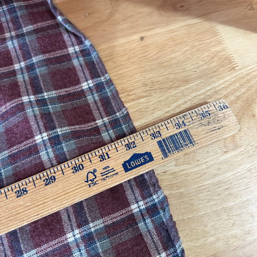 VTG Sears Mens 2XL Long Sleeve Button Up Flannel