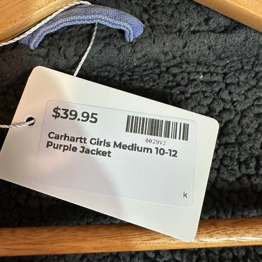 Carhartt Purple Jacket Youth Girls Medium 10-12