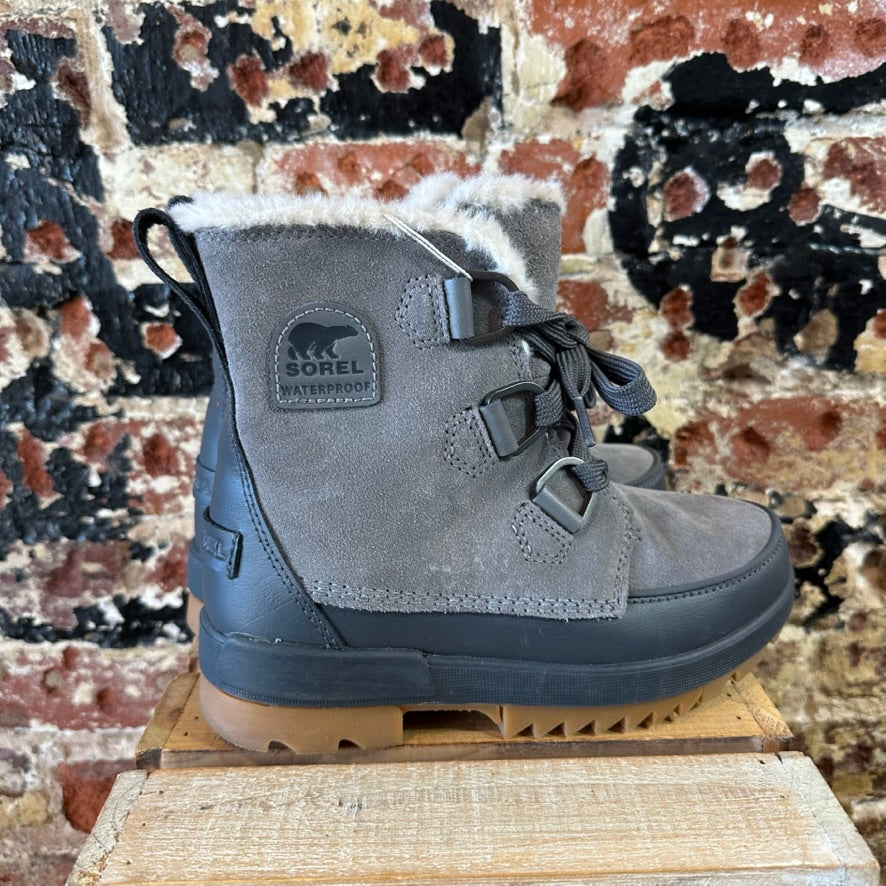 Sorel Gray Boots Woman's 6