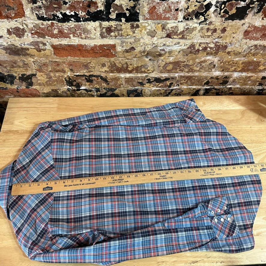 VTG ATB Men's Small/Medium Blue Western Shirt