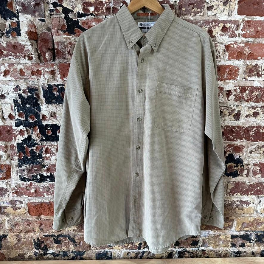 Columbia Mens Large Button Up