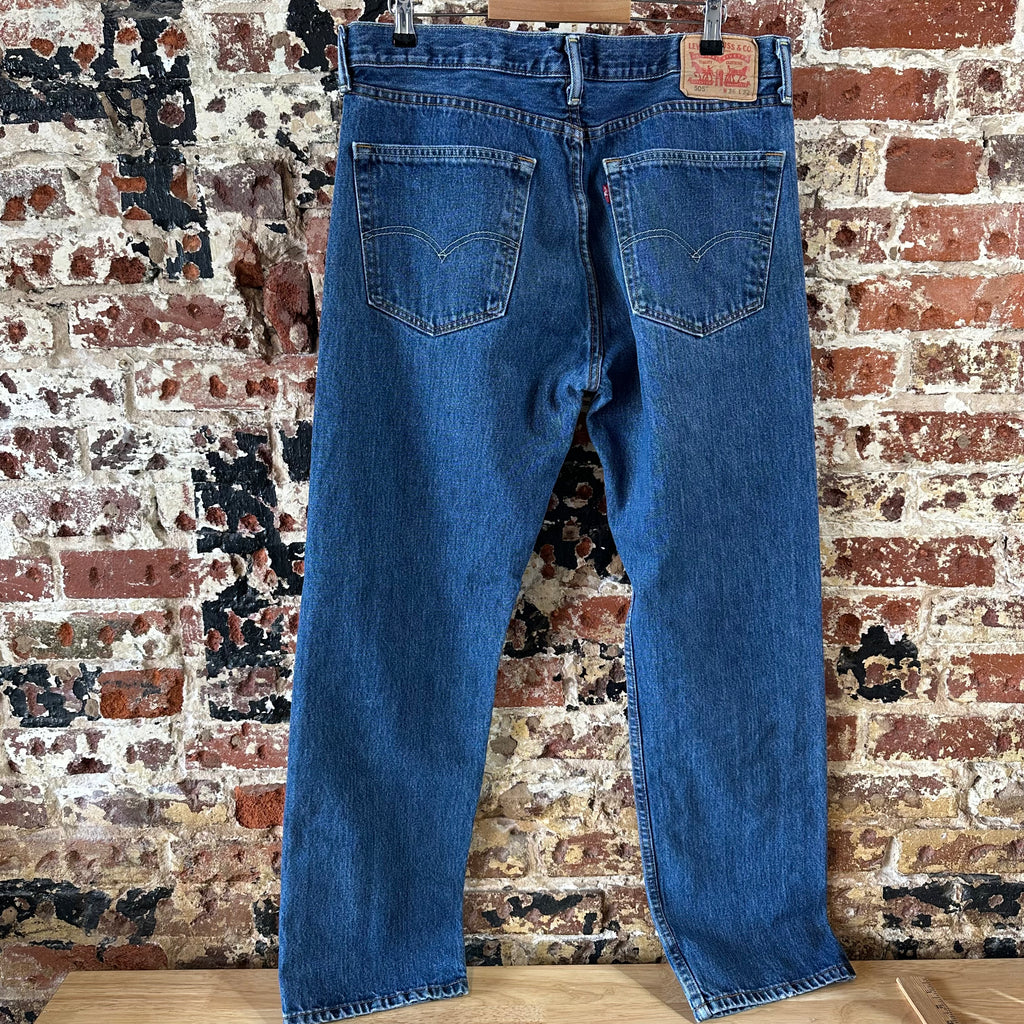 Levi's 505 Mens 36x32 Blue Jeans