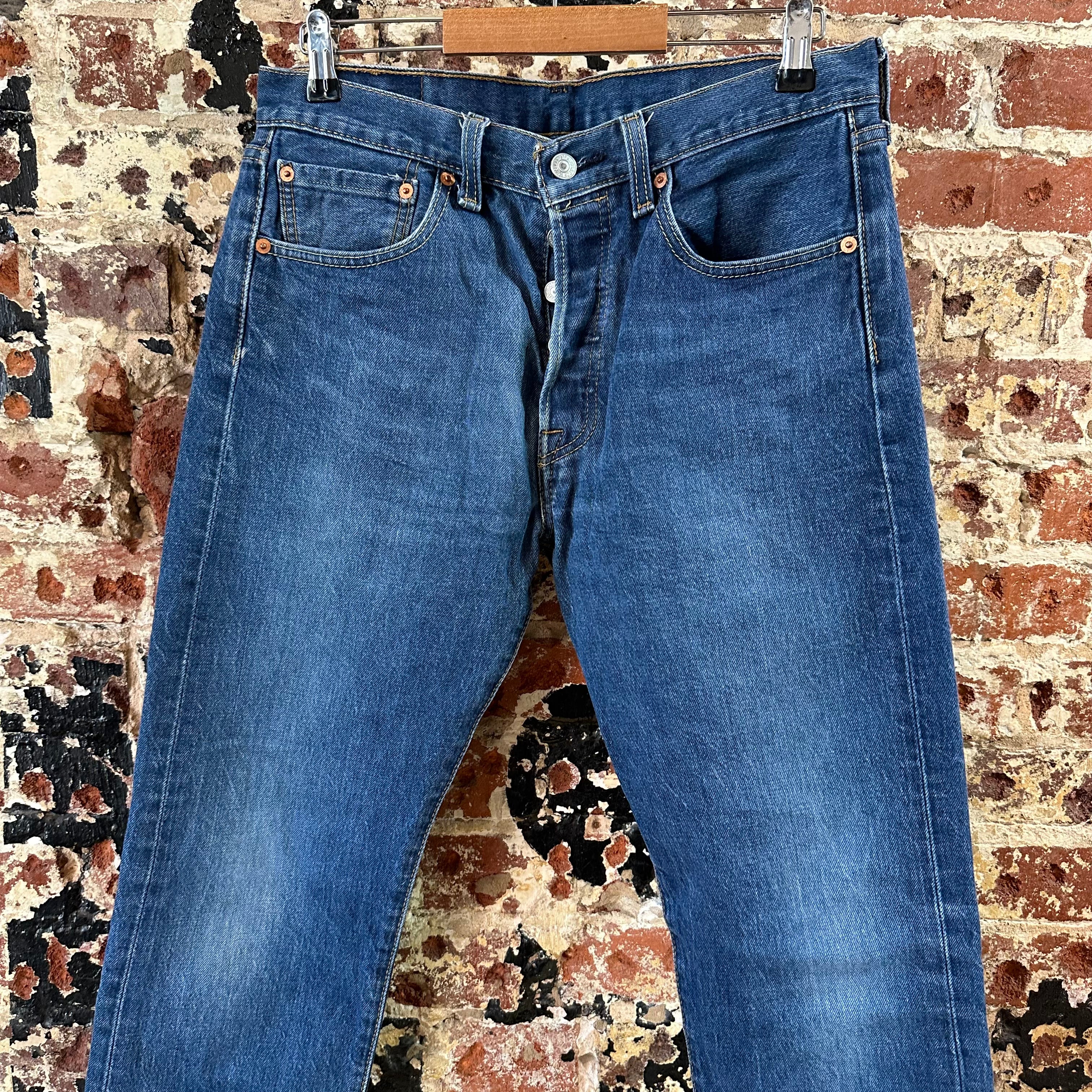 Levi's 501 Mens 32x34 Blue Jeans