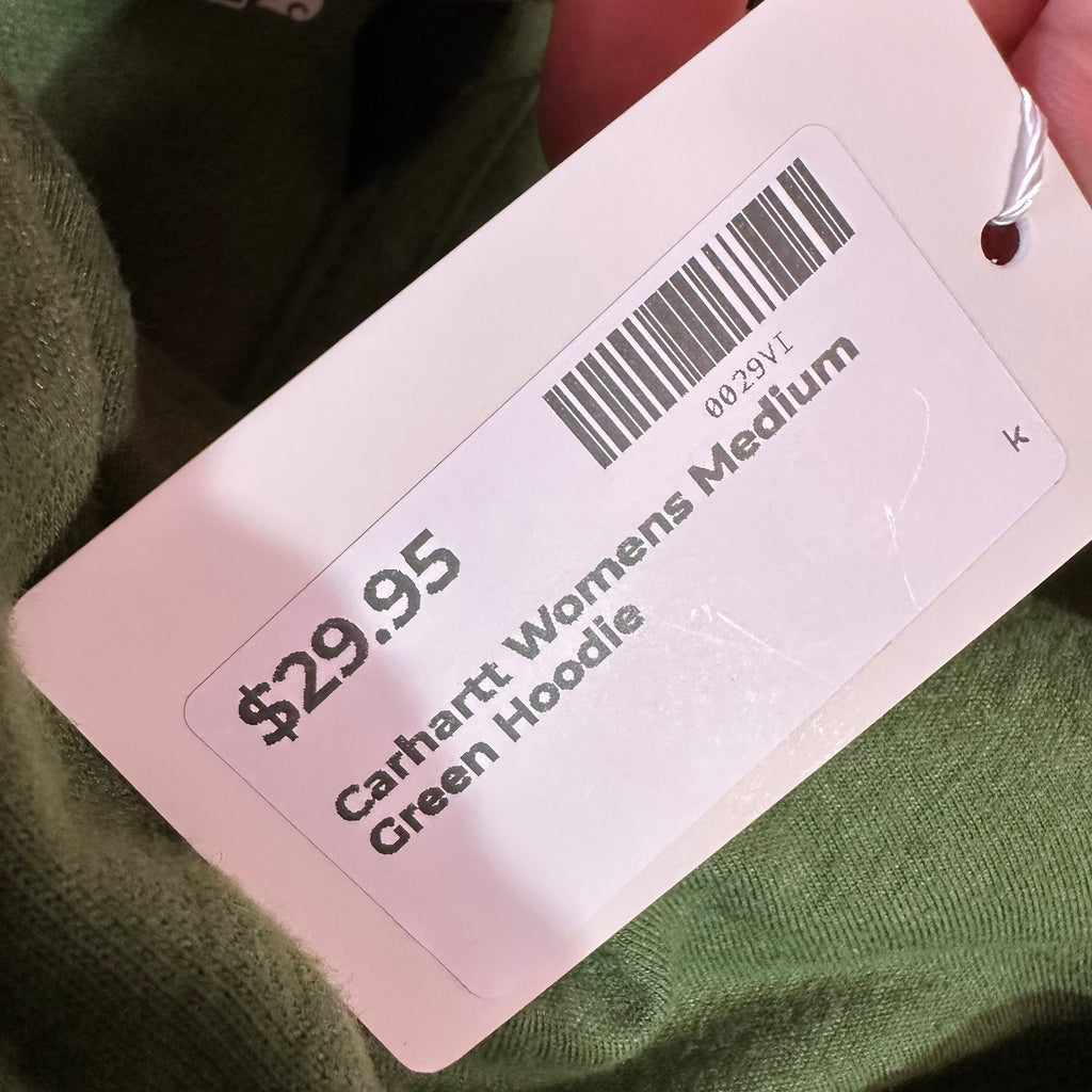 Carhartt Womens Medium Green Hoodie