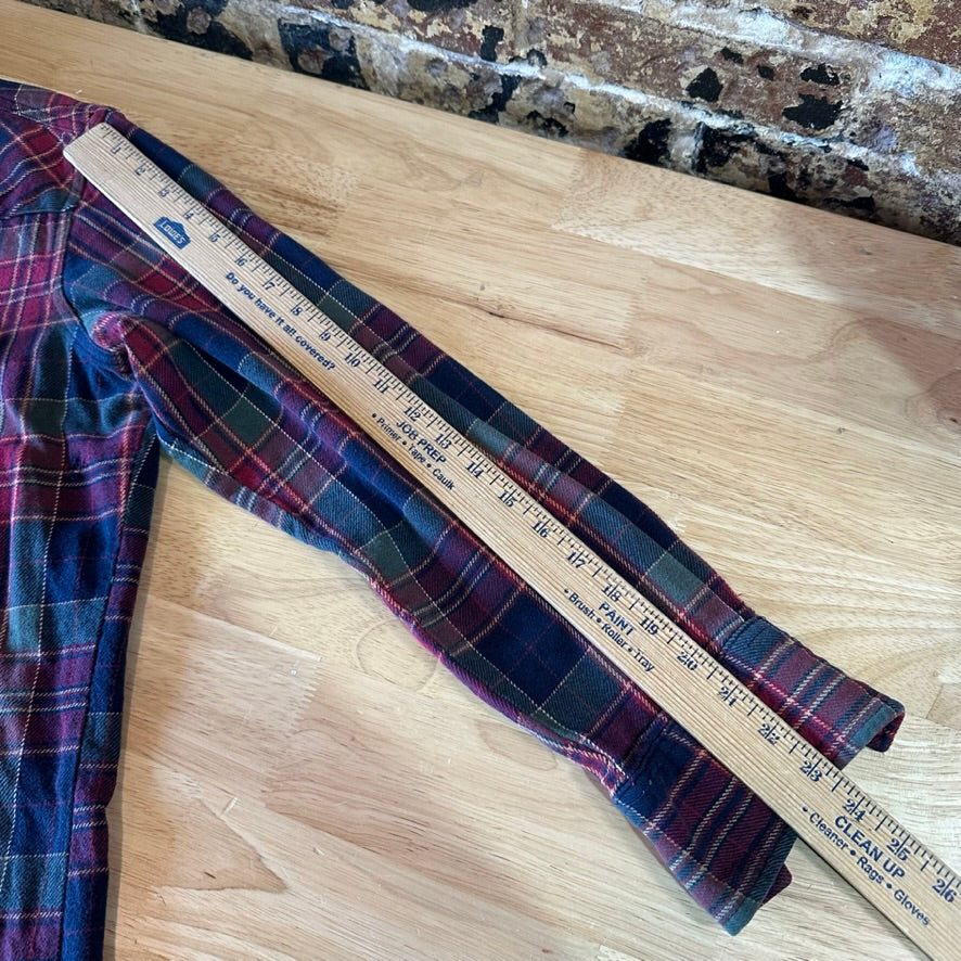 Wrangler Flannel Mens Medium Western Shirt
