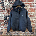 Carhartt Mens Small Rain Defender Black Jacket