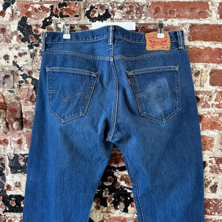Levi's 501 Mens 36x30 Blue Jeans