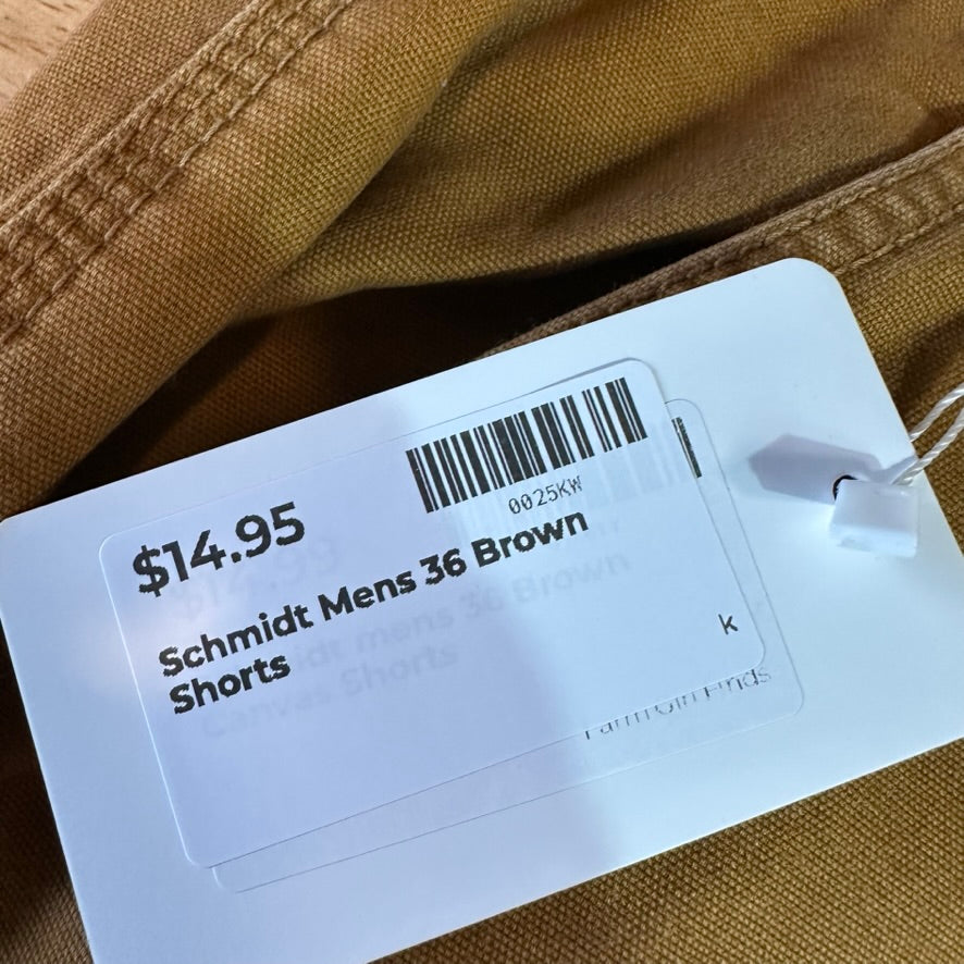 Schmidt Brown Cargo Shorts Mens 36