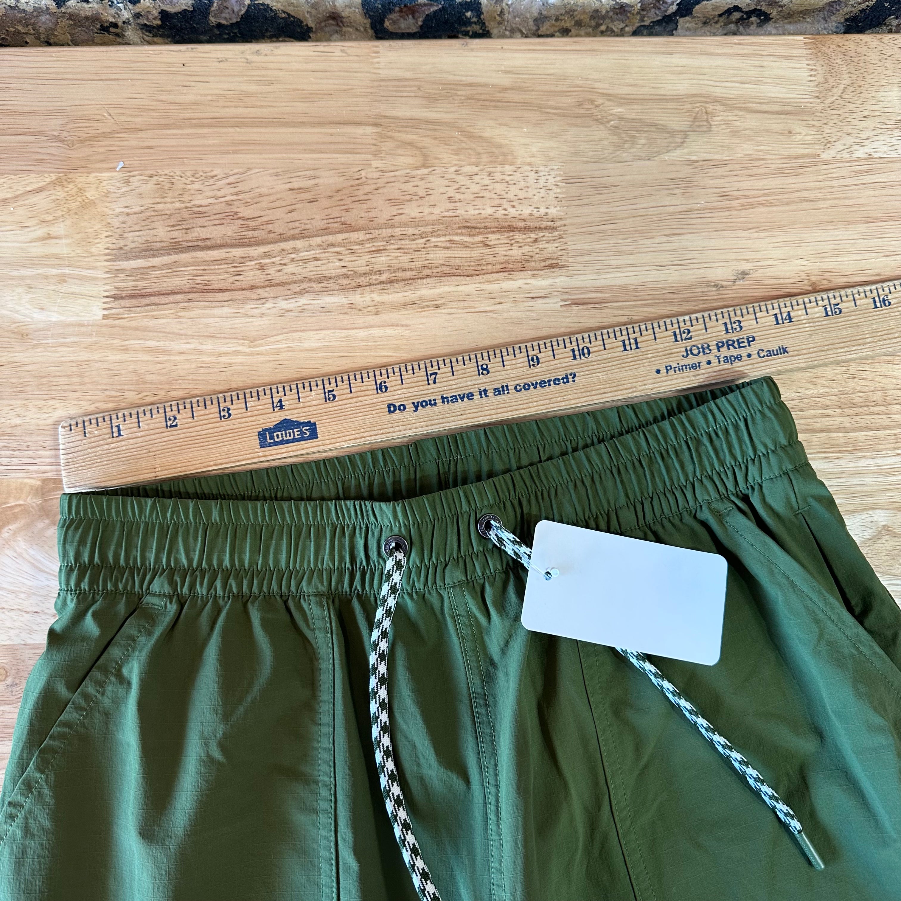 Bearded Goat Women's Small Summit Water Resistant Outdoor Hiking Pant Green