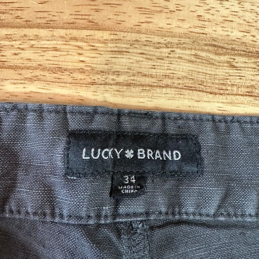 Lucky Mens 34 Black Shorts NEW