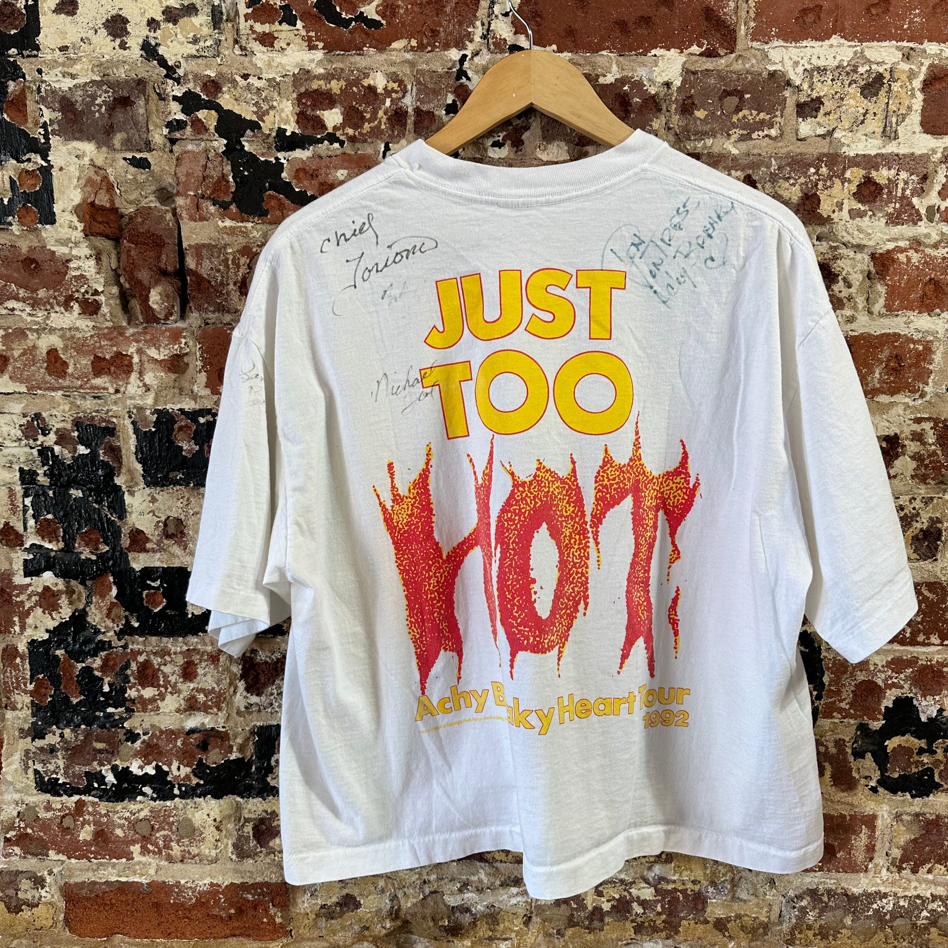 VTG Billy Ray Men's XL S/S T-Shirt Signed