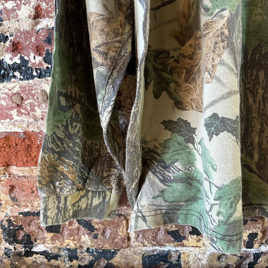 VTG Duxbak Mens 3XL Long Sleeve Camo T-Shirt