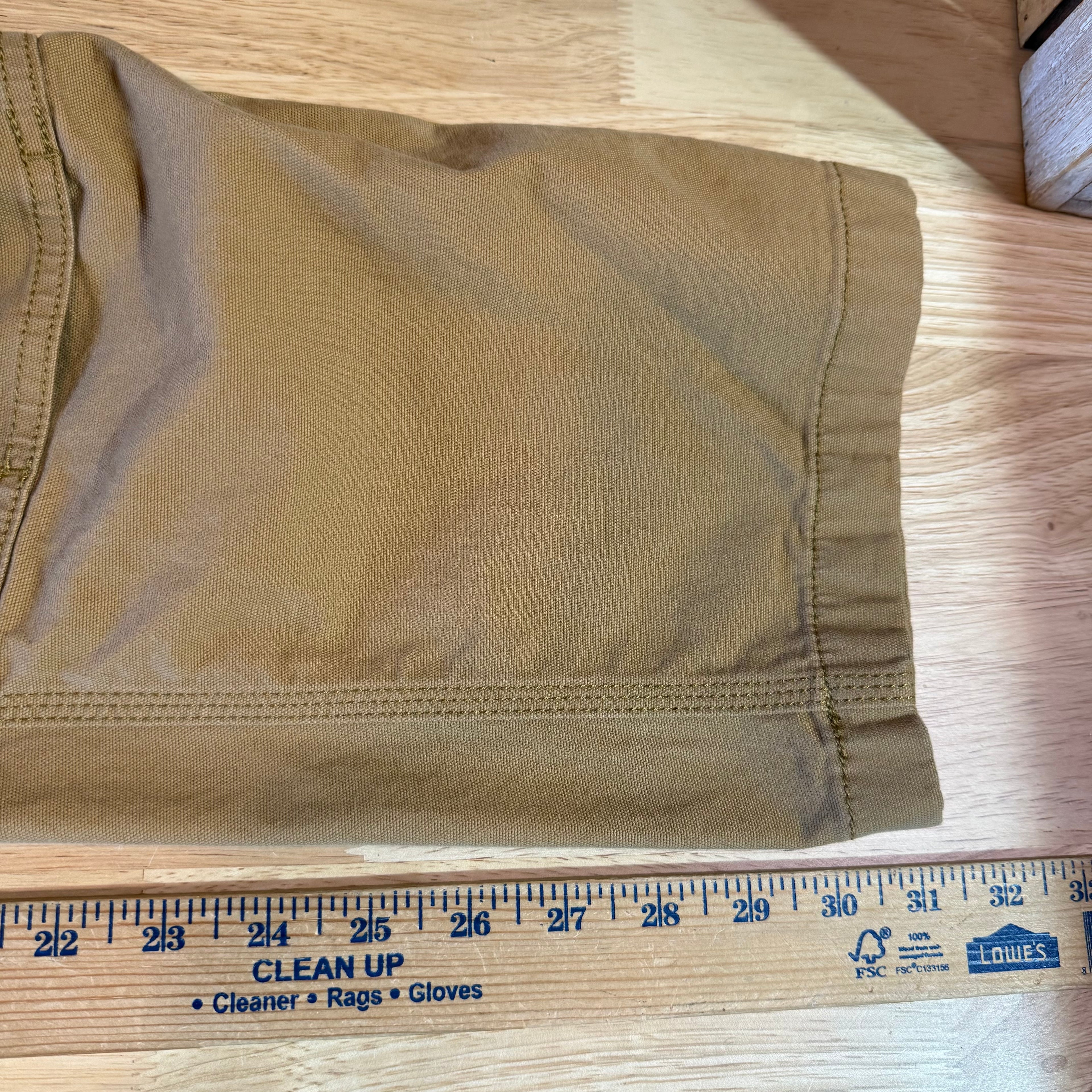 Carhartt Double Knee Brown Pants Mens 36x32