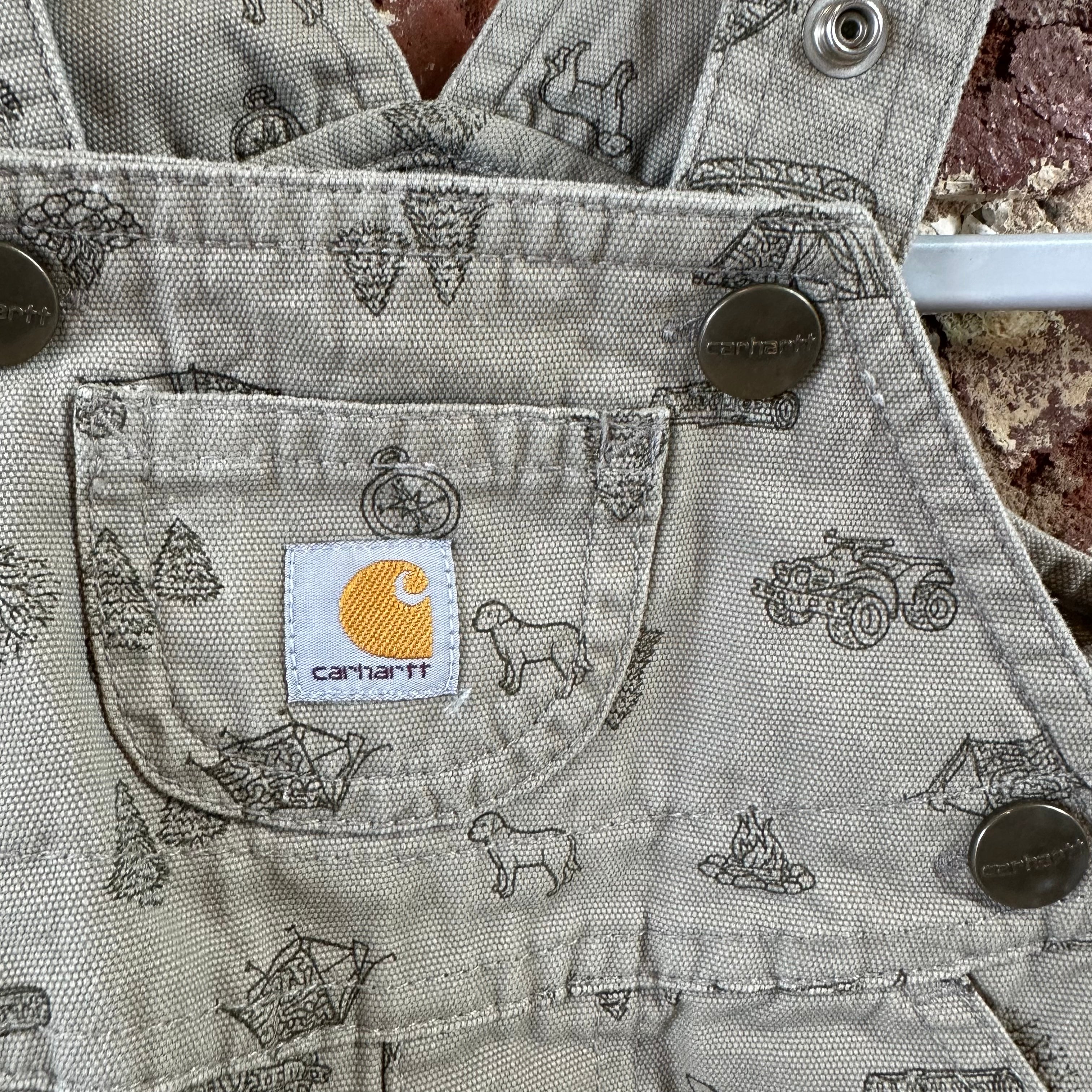 Carhartt Camp Overall Bibs Kids 3M Toddlers