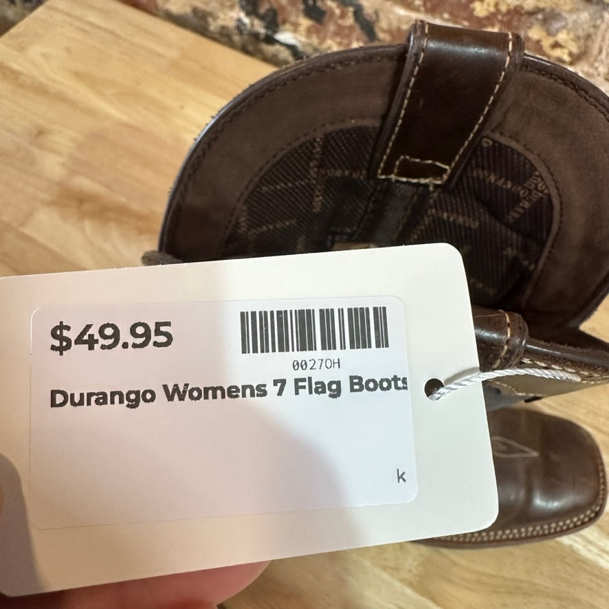 Durango Womens 7 Flag Boots