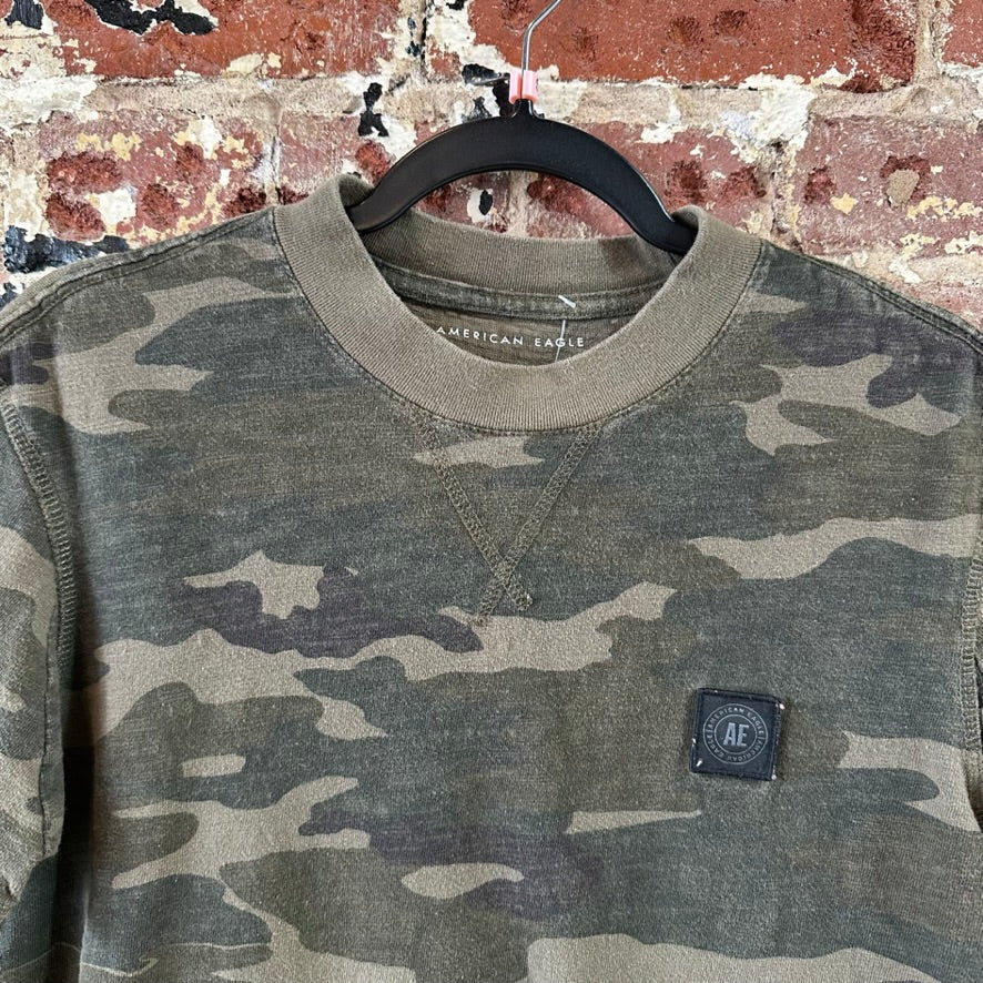 American Eagle Outfitters Camo Mens T-shirt Small Short Sleeve