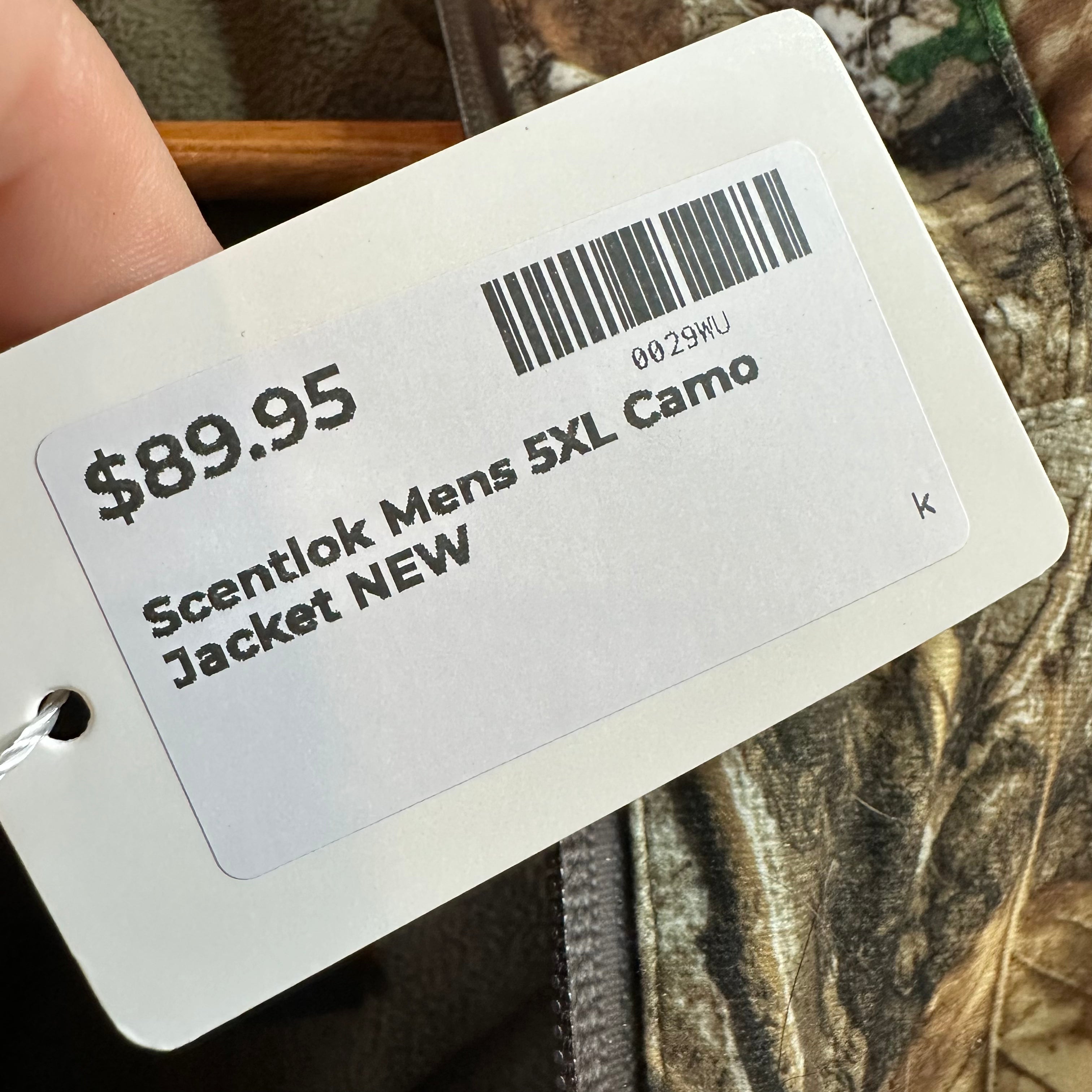 ScentLok Men's 5XL Camo Jacket NEW