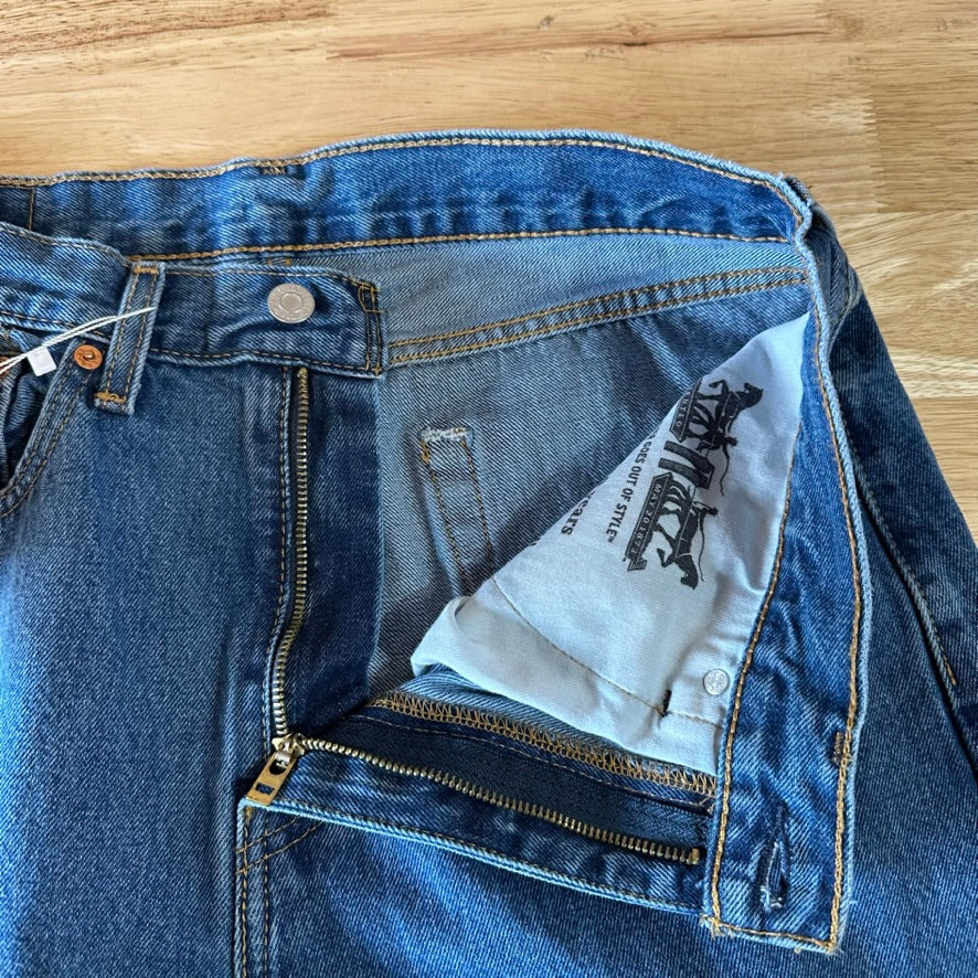 Levis 505 Mens 34x34 Blue Jeans