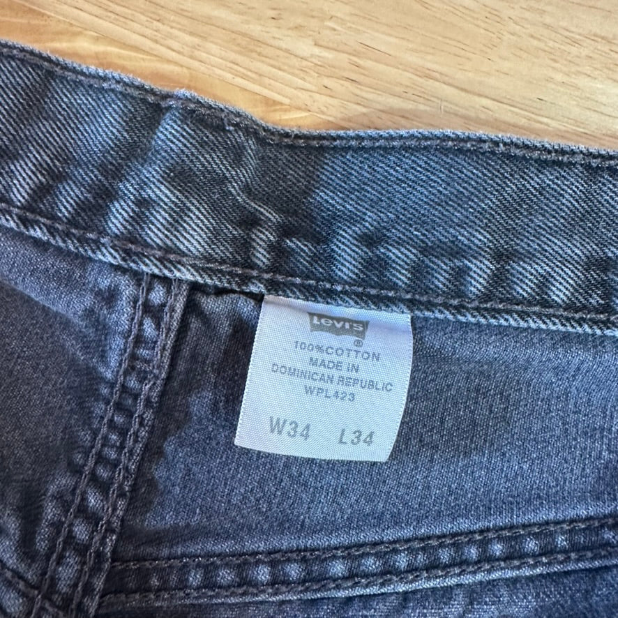 Levi's Cut Off Jean Shorts Womens 34