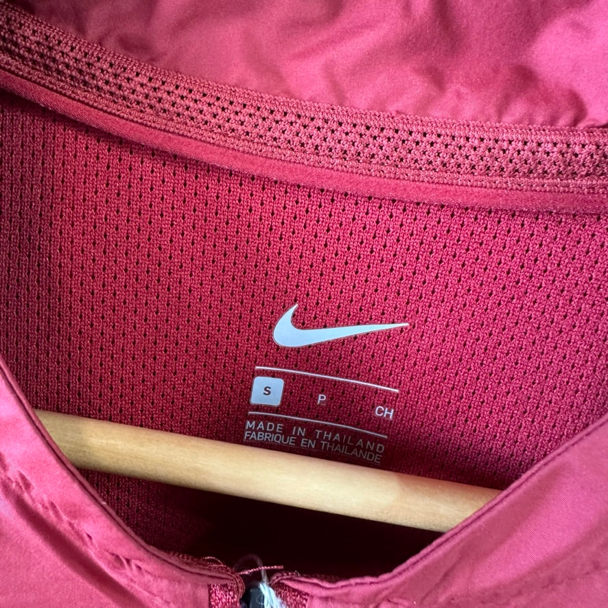 Nike Arkansas Razorbacks 1/4 Zip Sideline Pullover Jacket Mens Small Red