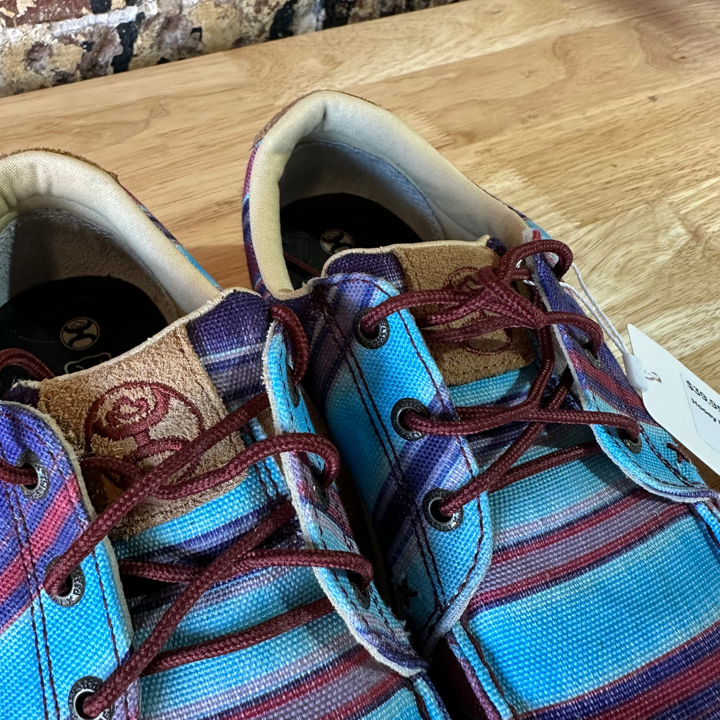 Twisted X Mens 8 M Shoes Sneakers Hooey Loper Blue Red Multi Boho Leather