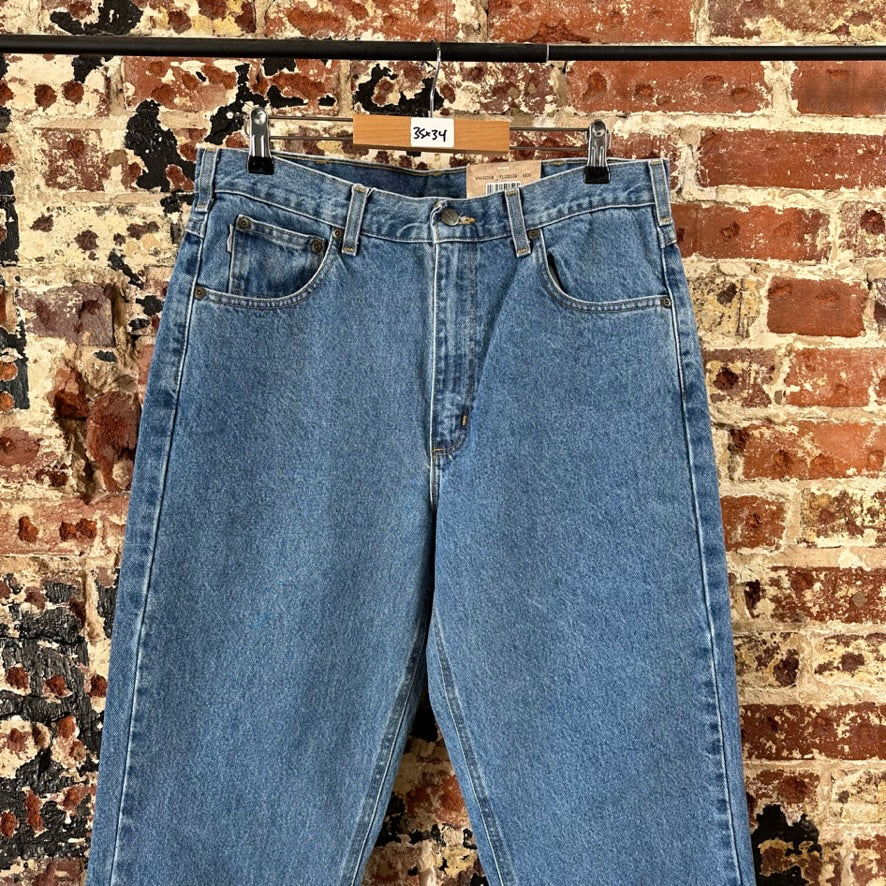 Carhartt B18 Blue Jeans Mens 35x34 NEW