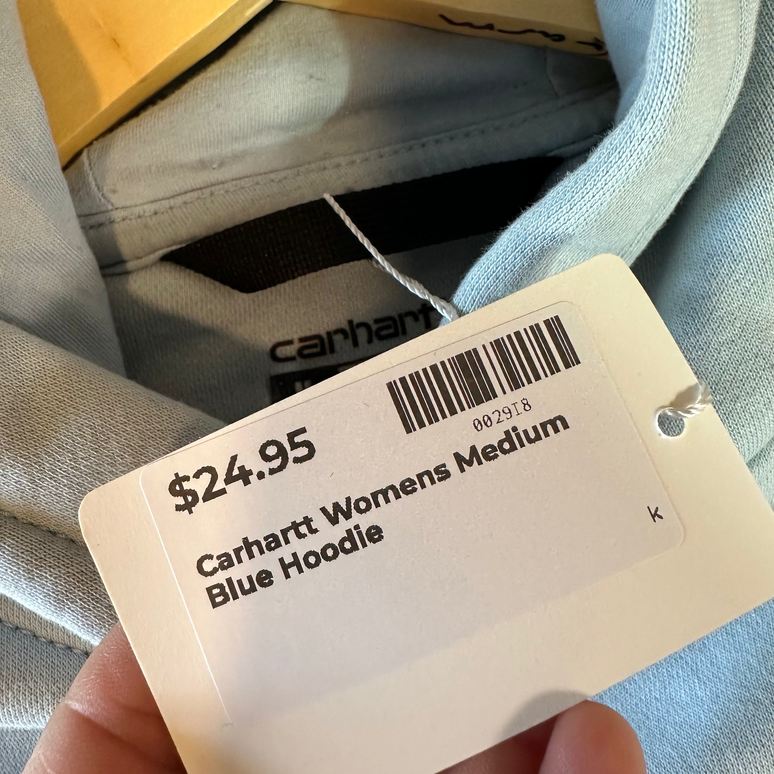 Carhartt Womens Medium Blue Hoodie