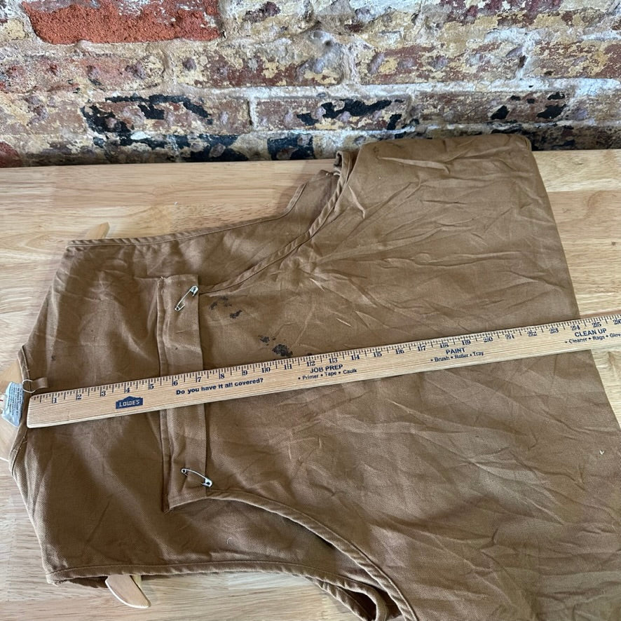 AVID Outdoor Vest Mens Large Brown Quilted Hunting Full Zip Upland