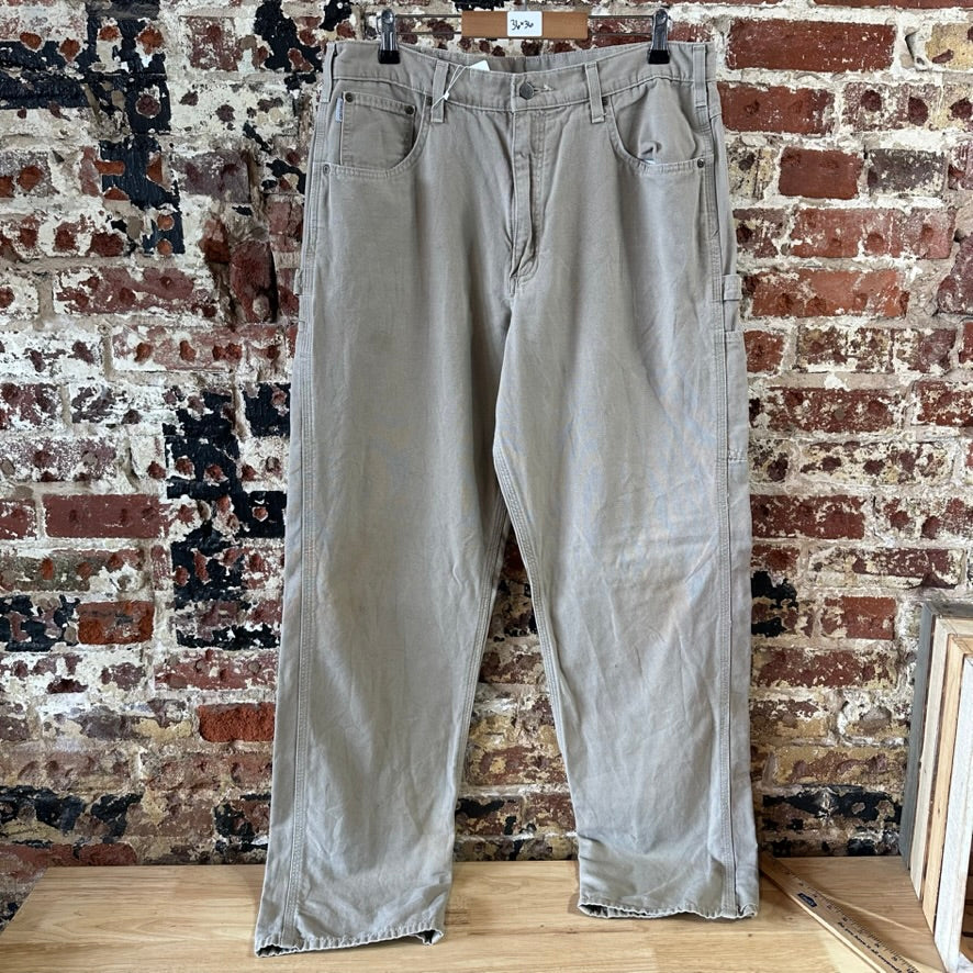 Carhartt Mens 36x36 Tan Pants