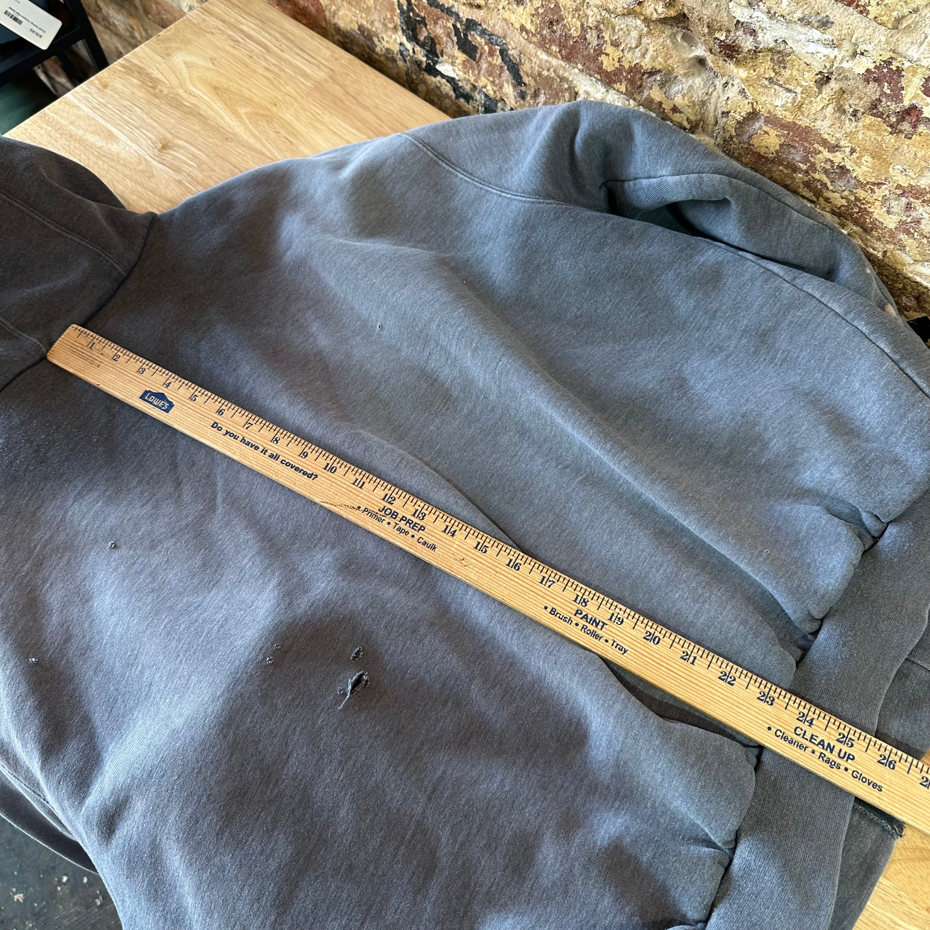 Carhartt J149 CHH Hoodie Full Zip Sweatshirt Gray Mens Size 2XL Heavy Work