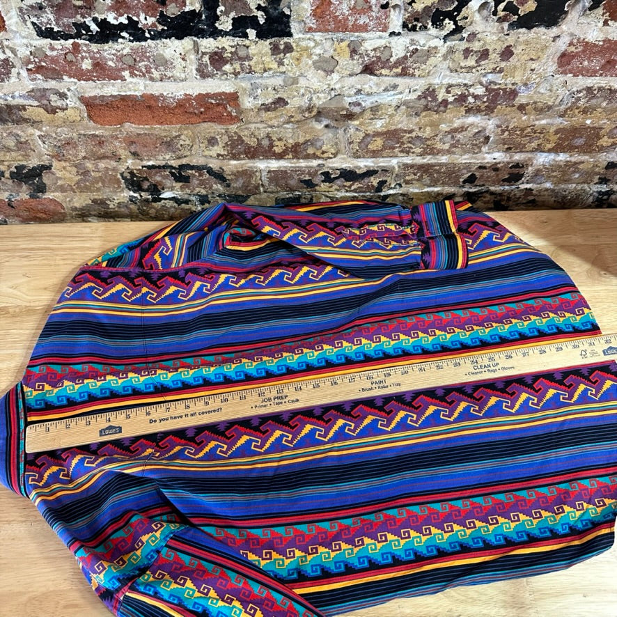 VTG Frontier Series Men's Large Aztec button up Shirt