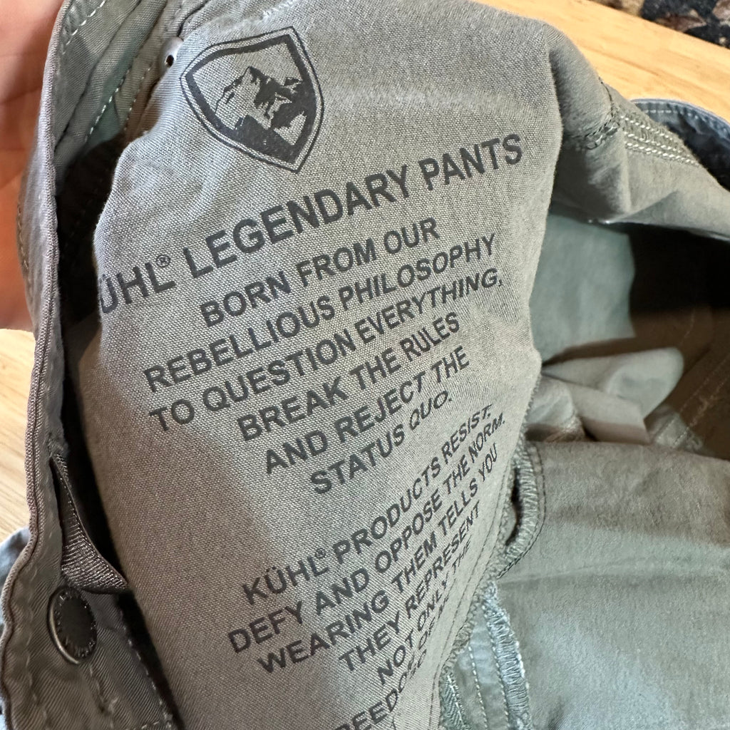 Kuhl Womens 12 Green Legendary Pants