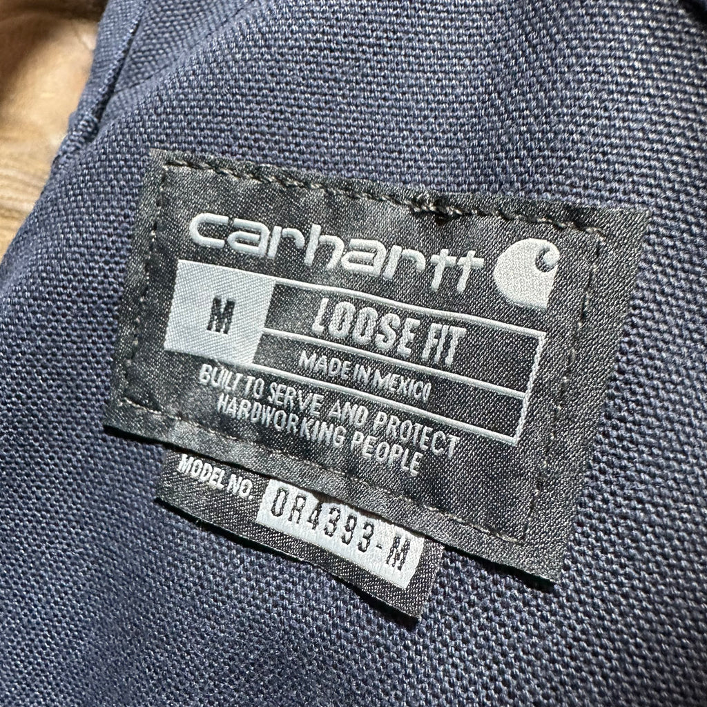 Carhartt Mens Medium Blue Insulated Bibs NEW