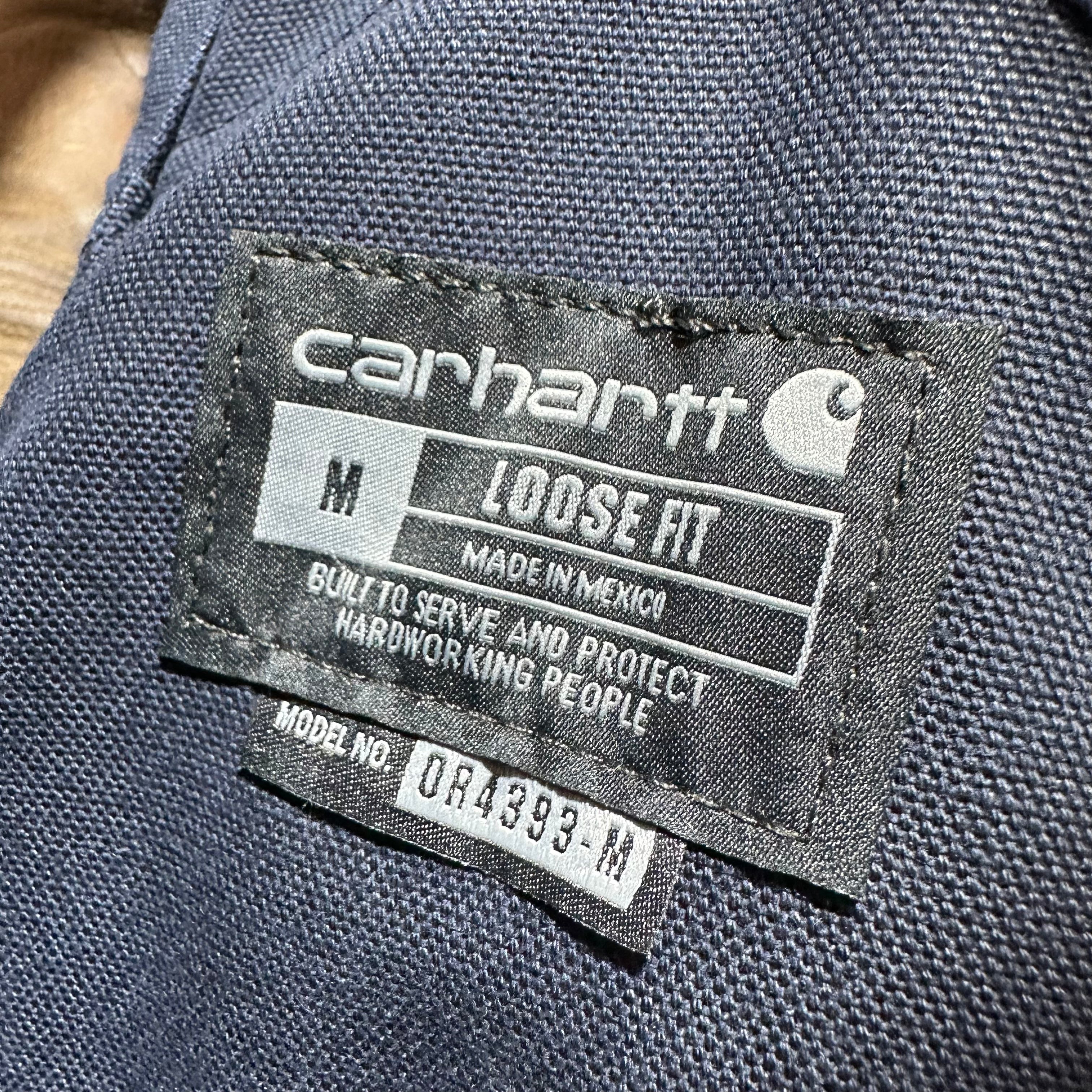Carhartt Mens Medium Blue Insulated Bibs NEW
