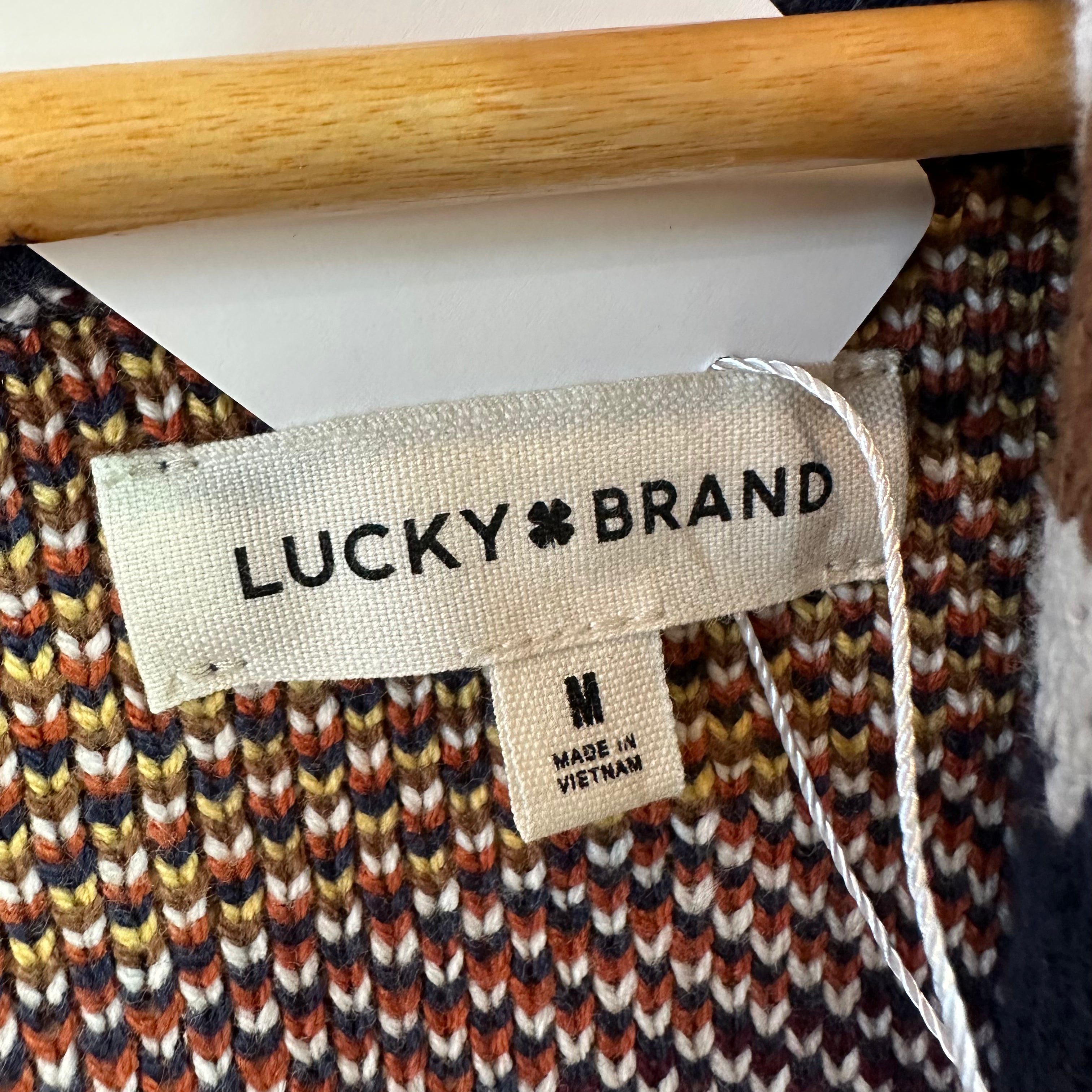 Lucky Brand Womens Medium Aztec Cardigan