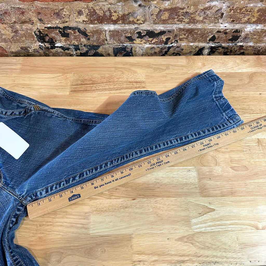 Ariat FR Jeans Men's 35x23.5 M7 Slim Straight Blue denim *HEMMED