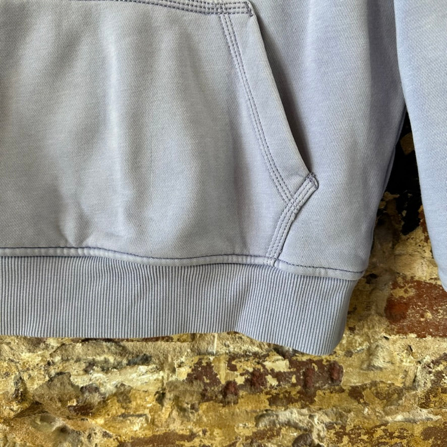 Carhartt Womens XS Purple Hoodie Casual Sleeve Spellout midweight