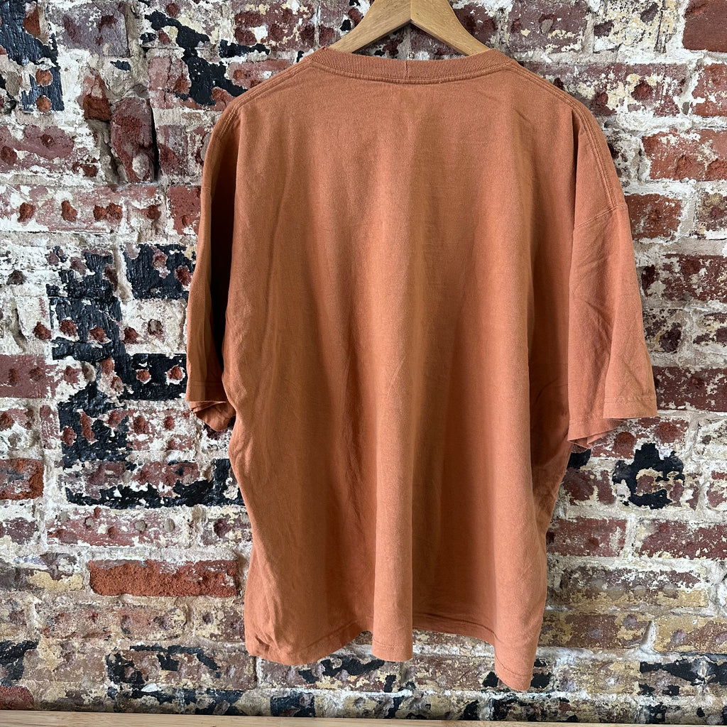 Carhartt T-Shirt Mens XL Short Sleeve Logo Work K87 LSE Pocket T-Shirt Orange