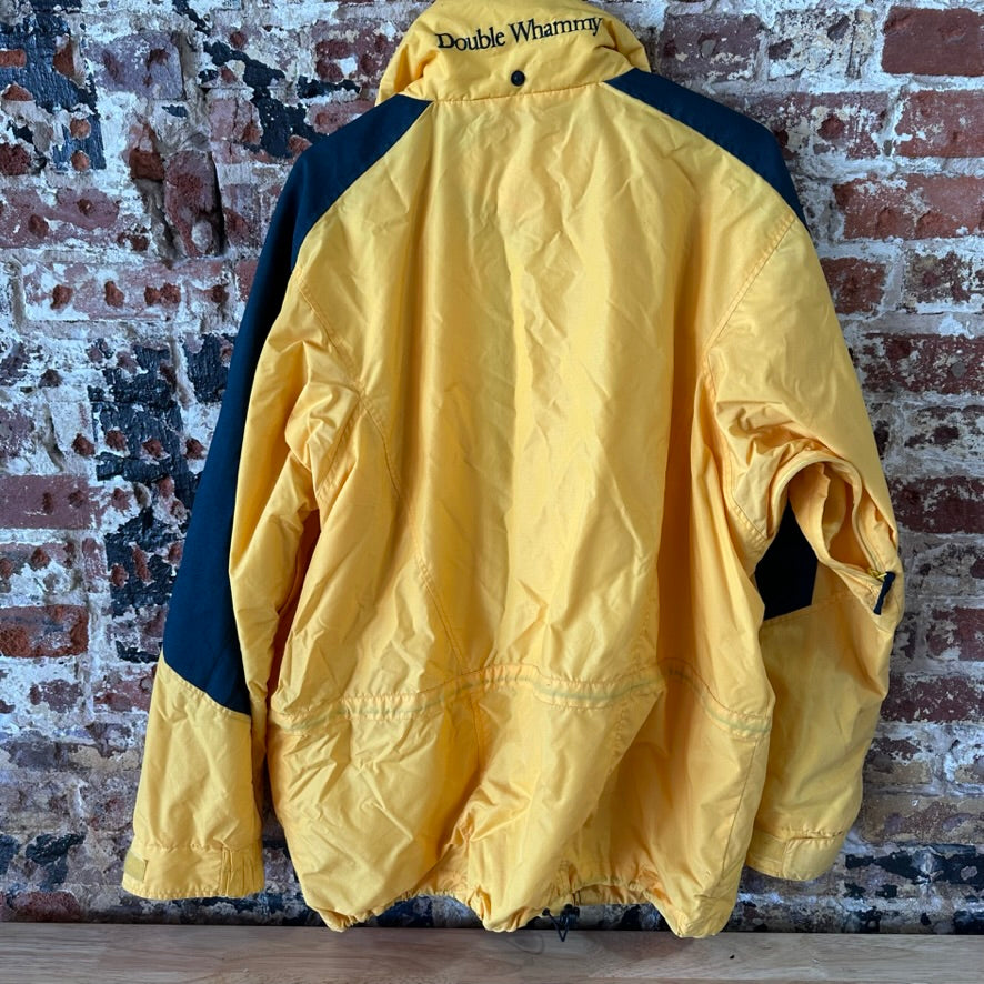 COLUMBIA Double Whammy Jacket Mens XL Winter Yellow (shell only)
