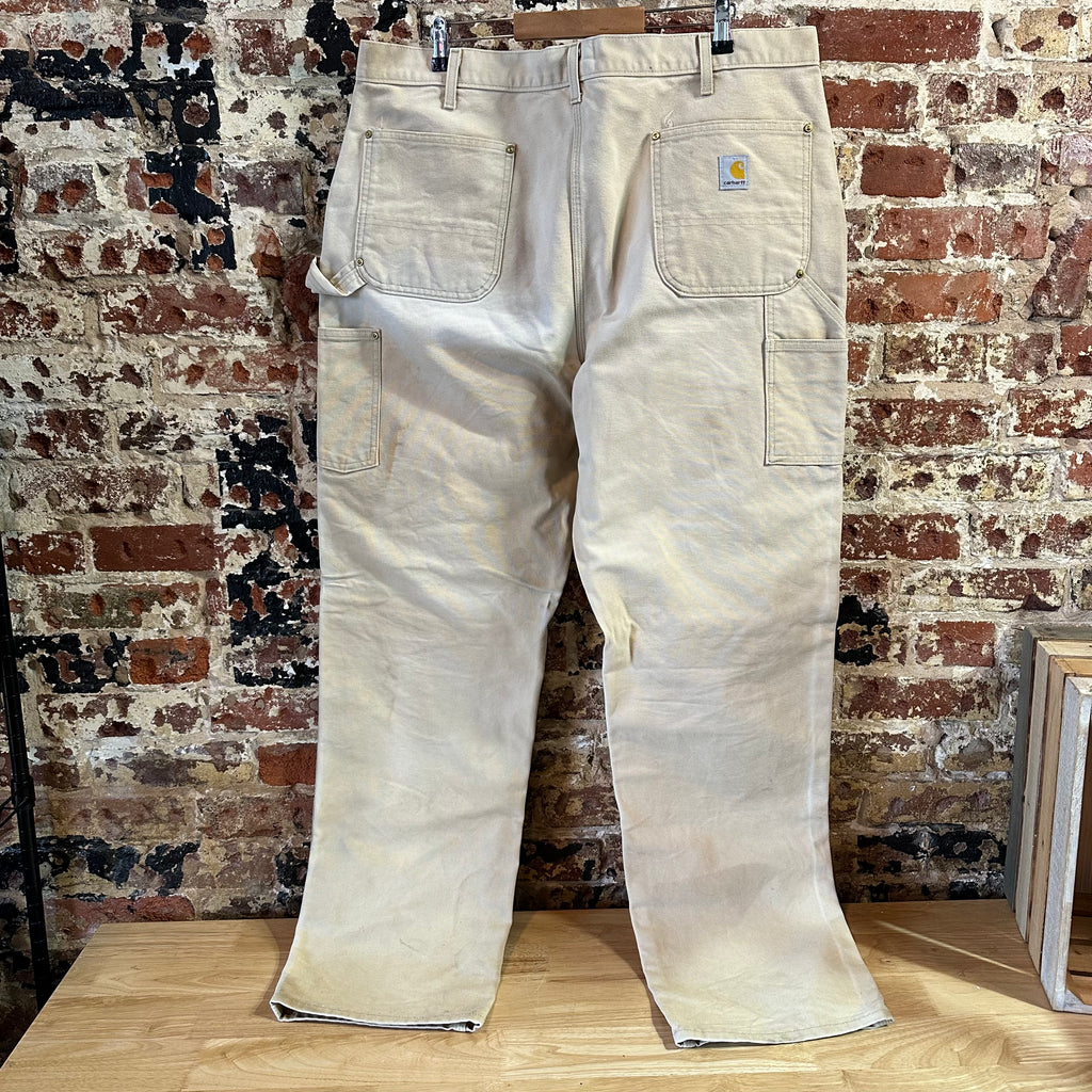Carhartt Double Knee Mens 40x34 Tan Pants