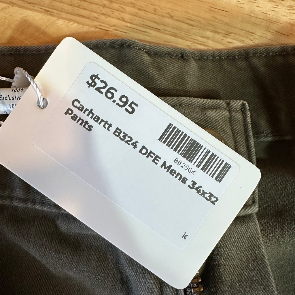 Carhartt B324 DFE Mens 34x32 Pants