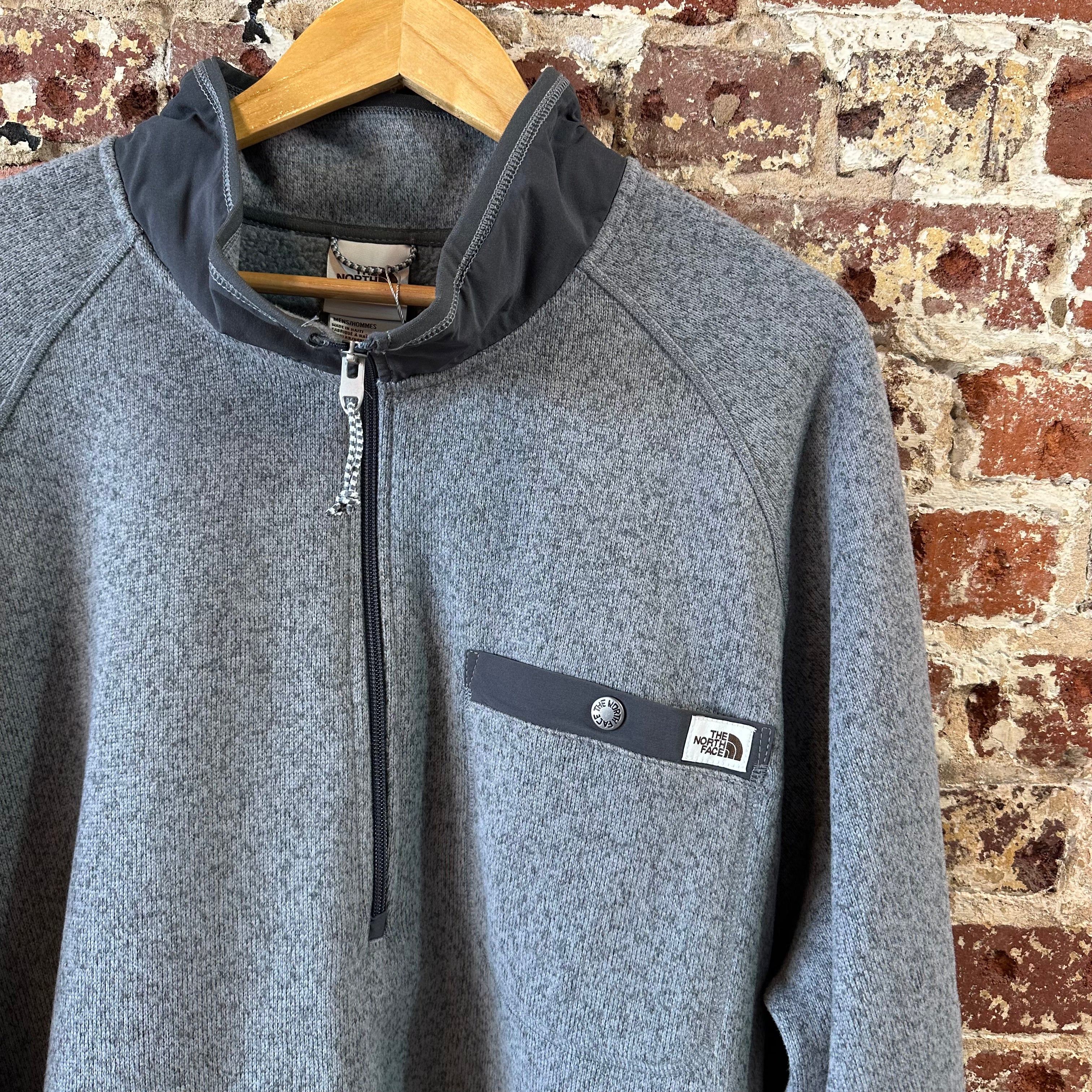 The North Face Pullover 1/4 Zip Mens 3XL Gray Fleece Better Sweater Long Sleeve