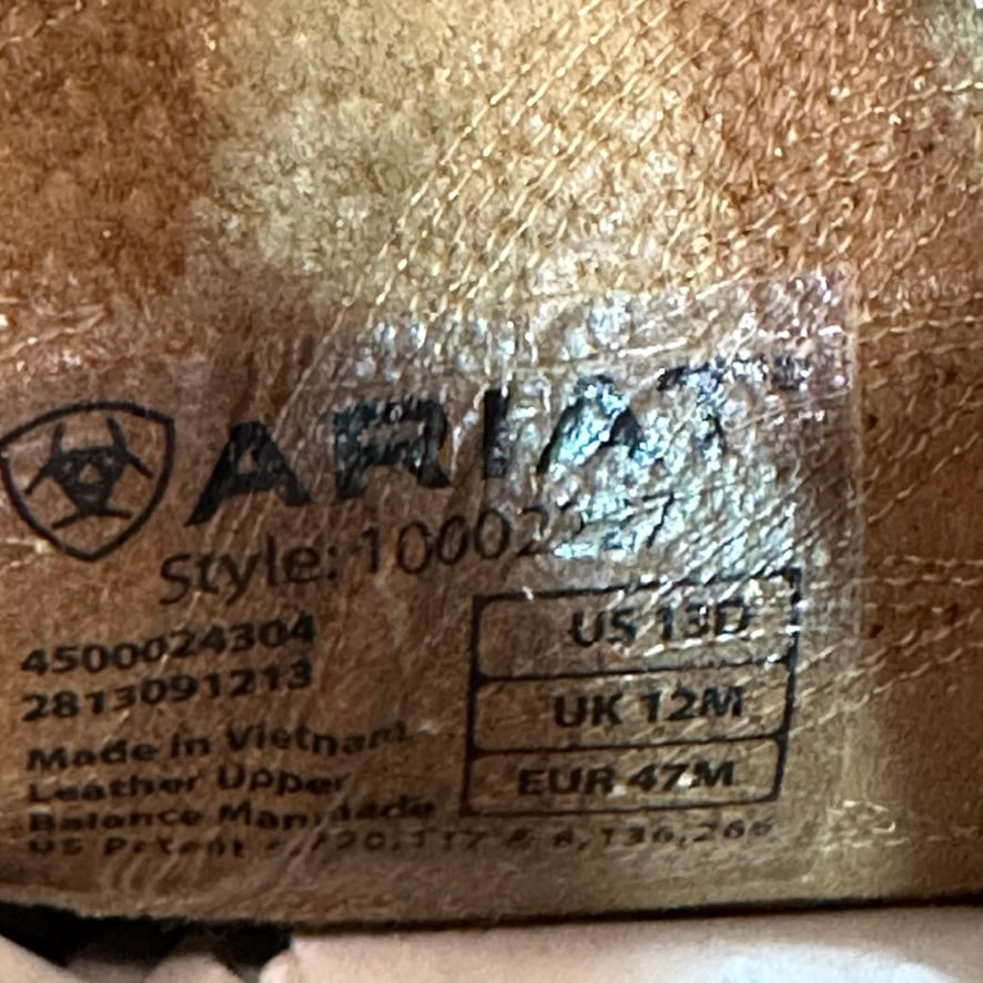 Ariat Mens 13D Brown Boots